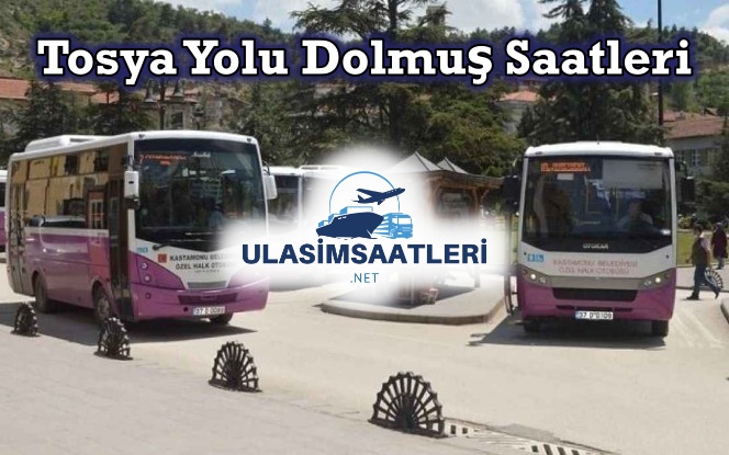 Tosya Yolu Dolmuş Saatleri ve Fiyatları 2024