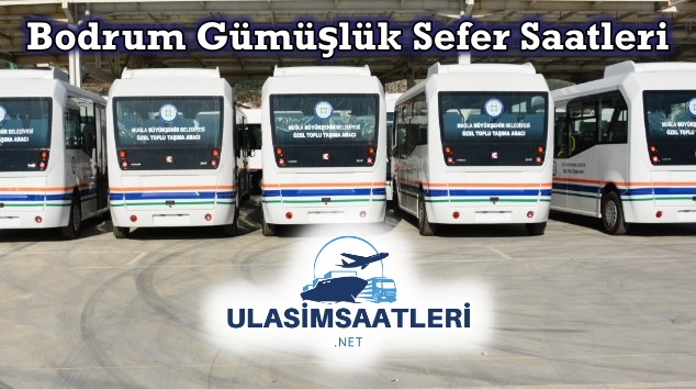 Bodrum Gümüşlük Dolmuş Saatleri