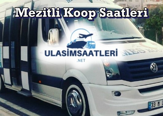 Mezitli Koop Dolmuş Saatleri