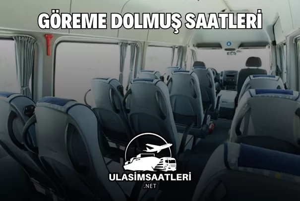 Göreme Dolmuş Saatleri